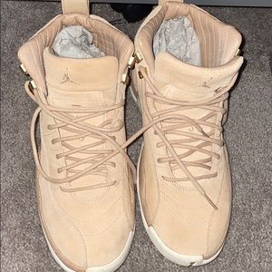 tan jordan 12s